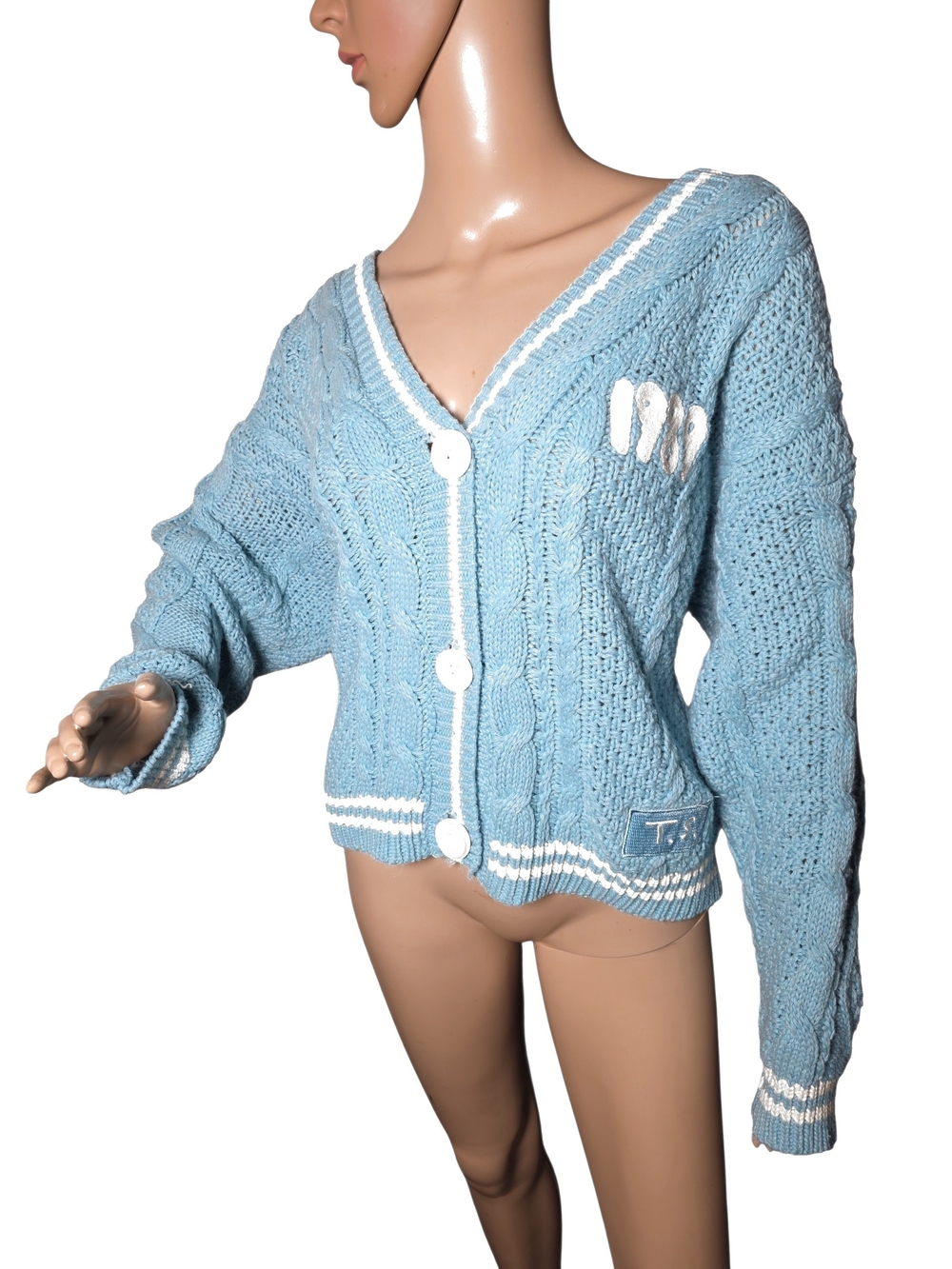 Taylor Swift 1989 Taylor's Version Cardigan Blue Seagull Official Merch XS/SM